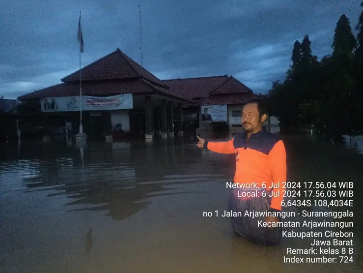 Ribuan Rumah Terendam Banjir di Kabupaten Cirebon
